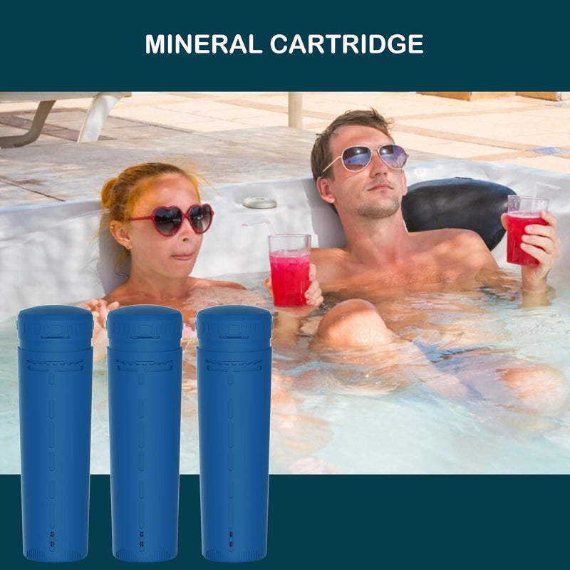 Nayoku Mineral Cartridge Replacement Compatible with Frog @Ease in-Line SmartChlor Mineral Cartridge System for Marquis, Caldera, Artesian & Hot Springs Spas CYA Free, for up to 600 Gallons (3 Pack) - Image 5